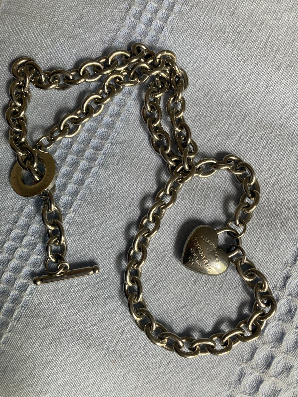 Tiffany and co 925 💜 lock necklace